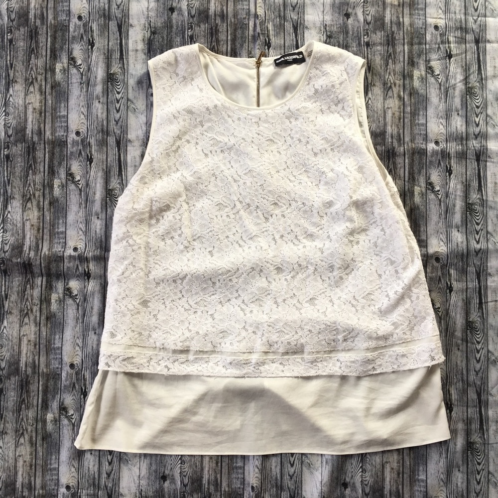 Karl Lagerfeld Sleeveless Blouse